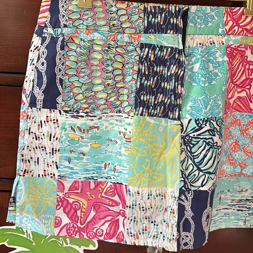 Lilly Pulitzer Skort Multi Sailor Patch Print - image 5